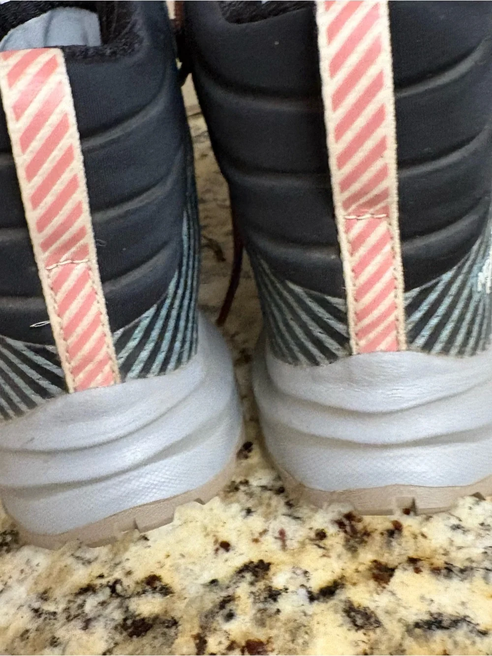 The North Face Women's Teal and Coral Ankle Booties
